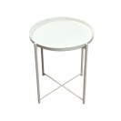 Ikea Yuvarlak Tepsili Beyaz Sehpa Kiralama 45×53 cm