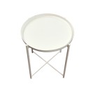 Ikea Yuvarlak Tepsili Beyaz Sehpa Kiralama 45×53 cm