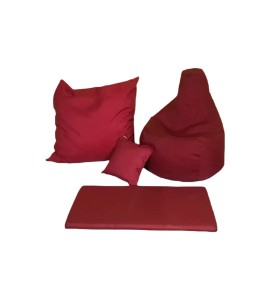 Bordo Puf Takımı Kiralama