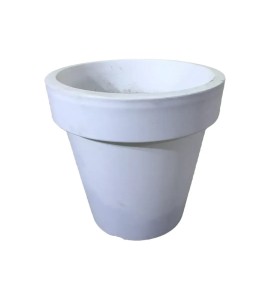 Beyaz Plastik Saksı 45×50
