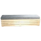 Ahşap Ayaklı Puf Kiralama 50x200x45