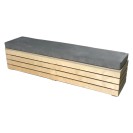 Ahşap Ayaklı Puf Kiralama 50x200x45