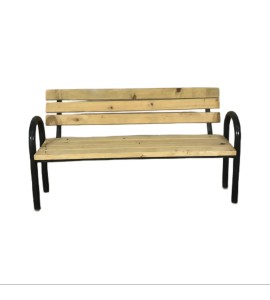 Demir Ayaklı Ahşap Bank Kiralama