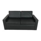 Siyah İkili Deri Koltuk Kiralama 45x140x70
