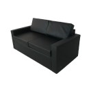 Siyah İkili Deri Koltuk Kiralama 45x140x70