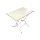 Metal Ayaklı Ahşap Masa Kiralama 70x85x55
