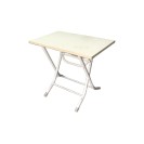 Metal Ayaklı Ahşap Masa Kiralama 70x85x55