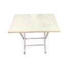 Metal Ayaklı Ahşap Masa Kiralama 70x85x55