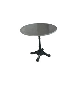 Siyah Demir Ayaklı Yuvarlak Masa Kiralama
