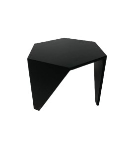 Modern Dekoratif Orta Siyah Ahşap Sehpa Kiralama 40×50