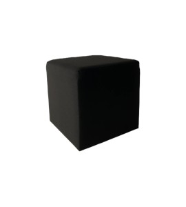 Siyah Kumaş Kare Puf Kiralama 40×40 cm