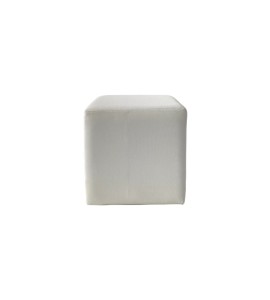 Beyaz Kumaş Kare Puf Kiralama 40×40 cm