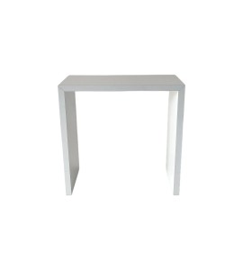 Beyaz Ahşap U Bistro Masa Kiralama 110x150x50