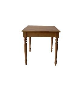 Ahşap Kare Tornalı Yemek Masası Kiralama 80x76x76