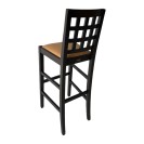 Kahverengi Ahşap Ayaklı Bistro Sandalye – Bar Sandalyesi Kiralama 80x40x40