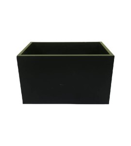 Siyah Ahşap Saksı Kiralama