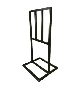 Çok Amaçlı Siyah Havlu Askılık 180×90 