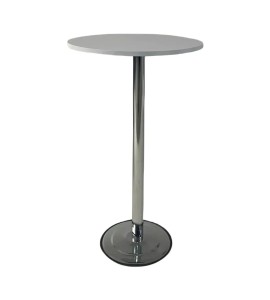 Paslanmaz Tablalı Krom Ayaklı Bistro Masa Kiralama 108×80