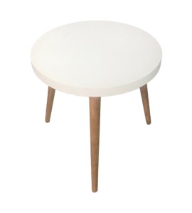 Beyaz Ahşap Sehpa Kiralama 50x50