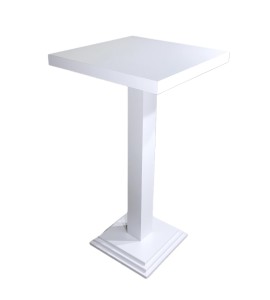 Ahşap Kare Bistro Masa Kiralama 110x60x60