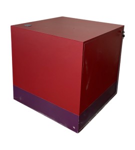 Bordo Kapaklı Desk Kiralama 85x85x85