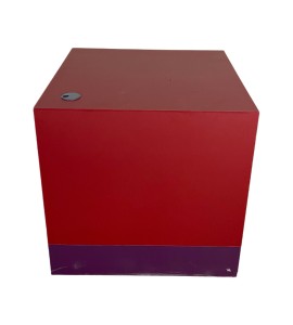 Bordo Kapaklı Desk Kiralama 85x85x85