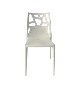 Ego-Rock Beyaz Sert Plastik Sandalye Kiralama 50-40×40-45×40