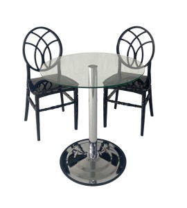 Siyah Pratik Sandalye Düğün Sandalyesi Mutfak Sandalyesi Takımı Kiralama