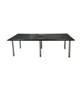 Siyah Ahşap Toplantı Masası Kiralama 72x110x249