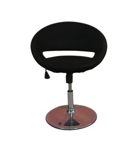 Krom Ayaklı Siyah Bar Sandalyesi Kiralama 85x45x40