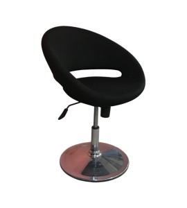 Krom Ayaklı Siyah Bar Sandalyesi Kiralama 85x45x40