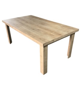 Safir Meşe Ahşap Yemek Masası Kiralama