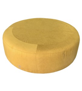 Sarı Kumaş Yuvarlak Puf Kiralama 45×160