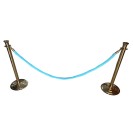 Kadife Mavi Kordonlu Pirinç Bariyer Kiralama