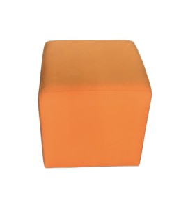 Turuncu Kare Puf Kiralama 40x40x40