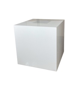 Beyaz Ahşap Küp Kiralama 100x100x100