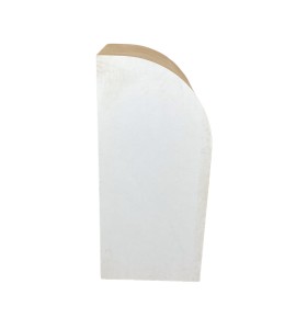 Beyaz Ahşap Kavisli Kaide Kiralama 110x50x50