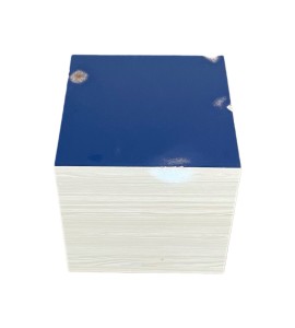 Mavi Beyaz Ahşap Küp Kiralama 50x50x50