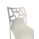 Ego-Rock Beyaz Mutfak Sandalyesi