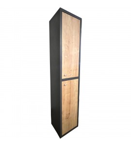 Çift Kapaklı Ahşap Dolap 40x30x180 cm Çift Kapaklı Ahşap Dolap 40x30x180 cm