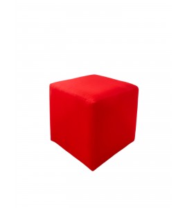 Kırmızı Tek Kişilik Puf Kiralama 40x40 cm 