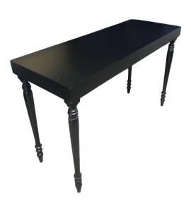 Siyah Ahşap Lounge Bar Masa Kiralama 103x160x60