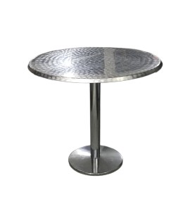 Paslanmaz Demir Ayaklı Gri Bistro Masa Kiralama 80×90