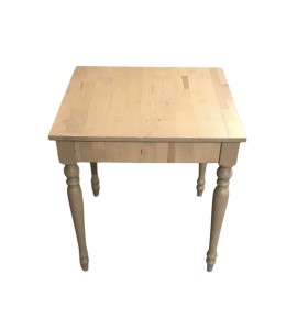 Ahşap Kare Tornalı Yemek Masası Kiralama 80x76x76