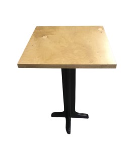 Ahşap Ayaklı Kare Bistro Masa Kiralama 110x70x70