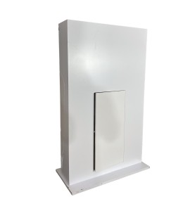 Beyaz Ahşap TV Totemi Kiralama 200×120