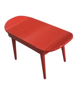 Özel Tasarım Çok Amaçlı Kırmızı Sehpa veya Oturak Kiralama 45x85x40