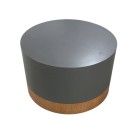 Gri Yuvarlak Ahşap Sehpa Kiralama 29×46