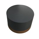 Gri Yuvarlak Ahşap Sehpa Kiralama 29×46