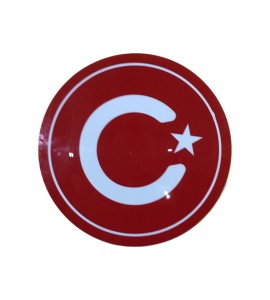 Yuvarlak Pleksi Türk Bayrağı Kiralama